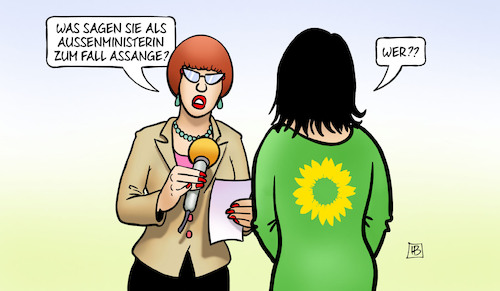 Cartoon: Baerbock und Assange (medium) by Harm Bengen tagged baerbock,aussenministerin,interview,anhörung,usa,strafe,gericht,auslieferung,wikileaks,gb,uk,assange,pressefreiheit,harm,bengen,cartoon,karikatur,baerbock,aussenministerin,interview,anhörung,usa,strafe,gericht,auslieferung,wikileaks,gb,uk,assange,pressefreiheit,harm,bengen,cartoon,karikatur