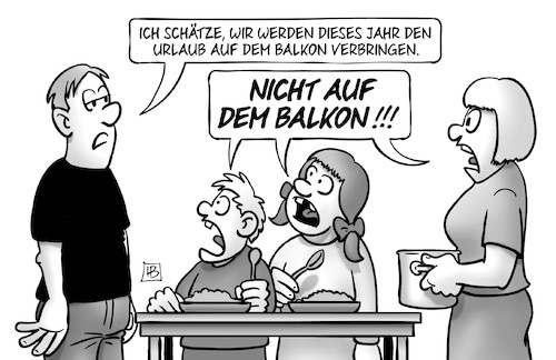 Balkon-Urlaub