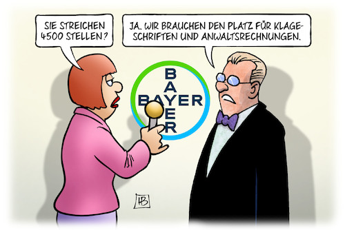 Bayer-Stellenstreichungen