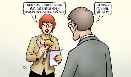 Cartoon: Beiträge und Reform (medium) by Harm Bengen tagged krankenkassenbeiträge,krankenhäuser,krankenhausreform,lauterbach,interview,harm,bengen,cartoon,karikatur,krankenkassenbeiträge,krankenhäuser,krankenhausreform,lauterbach,interview,harm,bengen,cartoon,karikatur