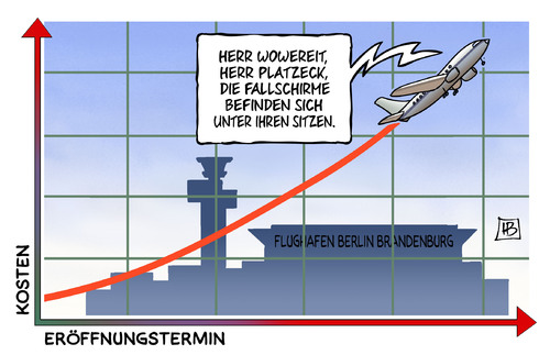 Cartoon: BER-Fallschirme (medium) by Harm Bengen tagged kosten,eröffnungstermin,aufsichtsratssitzung,ber,fallschirme,flughafen,berlin,grossflughafen,willy,brandt,verzögerung,fertigstellung,geld,blamage,wowereit,platzeck,brandschutz,harm,bengen,cartoon,karikatur,kosten,eröffnungstermin,aufsichtsratssitzung,ber,fallschirme,flughafen,berlin,grossflughafen,willy,brandt,verzögerung,fertigstellung,geld,blamage,wowereit,platzeck,brandschutz,harm,bengen,cartoon,karikatur