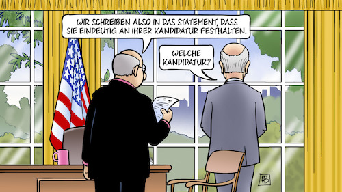 Biden hält fest