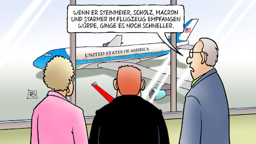 Cartoon: Bidens Speeddating (medium) by Harm Bengen tagged biden,speeddating,usa,deutschland,staatsbesuch,besuch,air,force,one,steinmeier,scholz,macron,starmer,flugzeug,flughafen,harm,bengen,cartoon,karikatur,biden,speeddating,usa,deutschland,staatsbesuch,besuch,air,force,one,steinmeier,scholz,macron,starmer,flugzeug,flughafen,harm,bengen,cartoon,karikatur