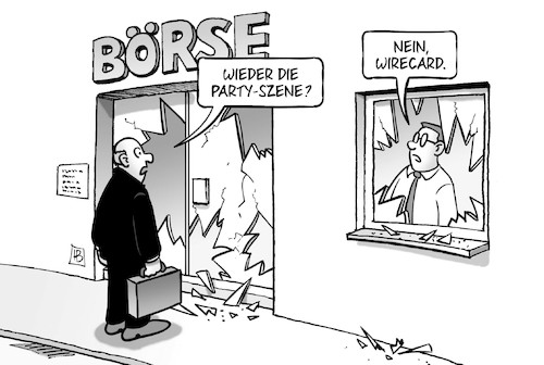 Börse demoliert