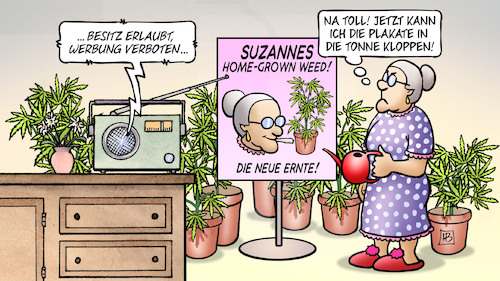 Cannabis-Werbung