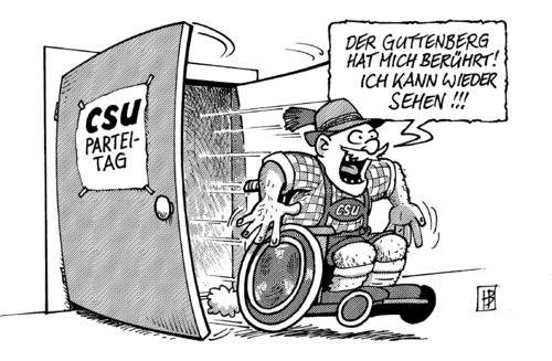 CSU-Parteitag und Guttenberg