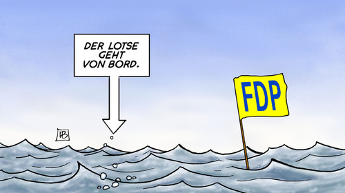 Der Lotse geht von Bord