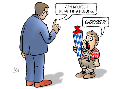 Deutsch bei Einschulung