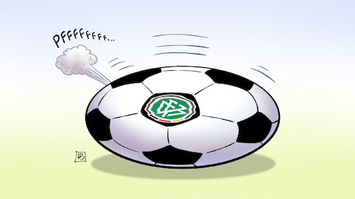 Cartoon: DFB-Führung (medium) by Harm Bengen tagged dfb,führung,rücktritt,koch,keller,luft,leck,loch,fussball,harm,bengen,cartoon,karikatur,dfb,führung,rücktritt,koch,keller,luft,leck,loch,fussball,harm,bengen,cartoon,karikatur