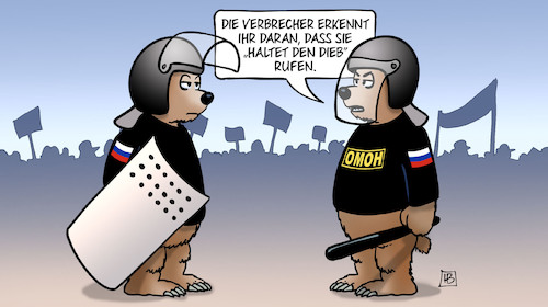 Cartoon: Dieb (medium) by Harm Bengen tagged verbrecher,verhaftungen,demonstrationen,protest,nawalny,putin,palast,dieb,russland,polizei,harm,bengen,cartoon,karikatur,verbrecher,verhaftungen,demonstrationen,protest,nawalny,putin,palast,dieb,russland,polizei,harm,bengen,cartoon,karikatur