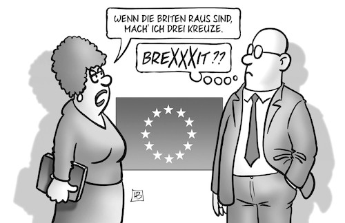 Drei Brexit-Kreuze