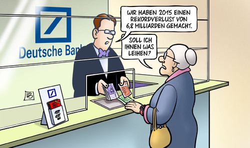 Dt. Bank-Verlust - aktualisiert