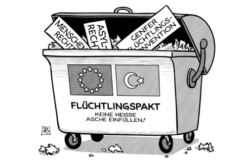 Eu-Türkei-Müllcontainer