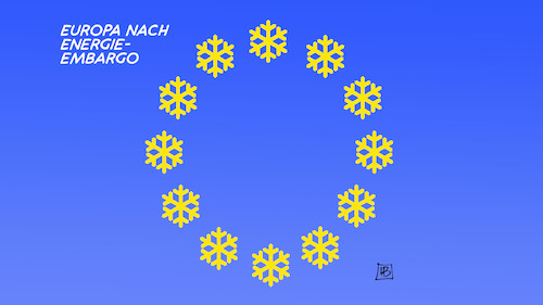 Cartoon: Europa nach Energieembargo (medium) by Harm Bengen tagged europa,eu,fahne,eiskristalle,schneeflocken,energieembargo,gas,russland,ukraine,krieg,einmarsch,angriff,harm,bengen,cartoon,karikatur,europa,eu,fahne,eiskristalle,schneeflocken,energieembargo,gas,russland,ukraine,krieg,einmarsch,angriff,harm,bengen,cartoon,karikatur