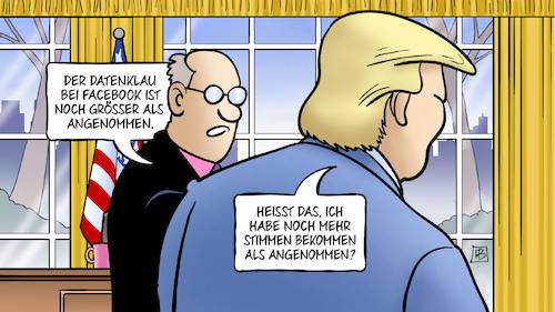 Cartoon: Facebook-Datenklau-Ausmass (medium) by Harm Bengen tagged facebook,datenklau,ausmass,trump,usa,wahlmanipulation,stimmen,oval,office,harm,bengen,cartoon,karikatur,facebook,datenklau,ausmass,trump,usa,wahlmanipulation,stimmen,oval,office,harm,bengen,cartoon,karikatur