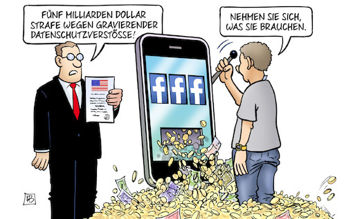 Cartoon: Facebook-Milliardenstrafe (medium) by Harm Bengen tagged ftc,verbraucherschutzbehörde,facebook,milliardenstrafe,datenschutzverstösse,zuckerberg,spielautomat,geld,cambridge,analytica,usa,harm,bengen,cartoon,karikatur,ftc,verbraucherschutzbehörde,facebook,milliardenstrafe,datenschutzverstösse,zuckerberg,spielautomat,geld,cambridge,analytica,usa,harm,bengen,cartoon,karikatur