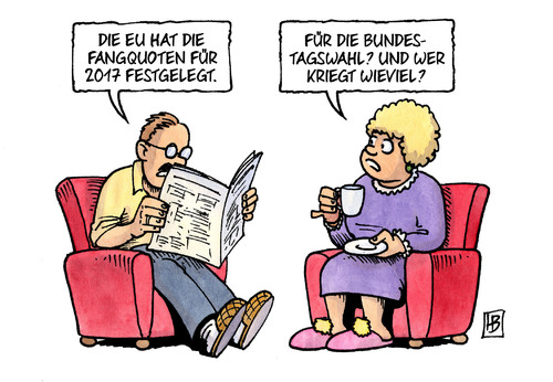 Cartoon: Fangquoten (medium) by Harm Bengen tagged eu,fangquoten,fischerei,fischfang,2017,bundestagswahl,zeitung,harm,bengen,cartoon,karikatur,eu,fangquoten,fischerei,fischfang,2017,bundestagswahl,zeitung,harm,bengen,cartoon,karikatur