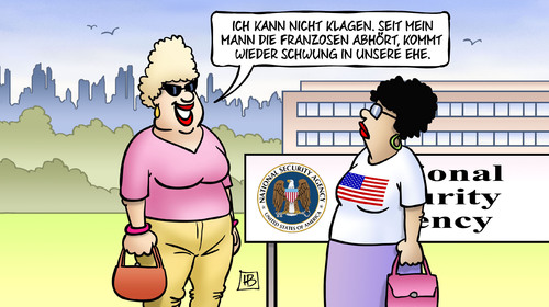 Cartoon: Franzosen abhören (medium) by Harm Bengen tagged franzosen,abhören,ehe,usa,nsa,geheimdienst,spionage,national,security,agency,wikileaks,harm,bengen,cartoon,karikatur,franzosen,abhören,ehe,sex,usa,nsa,geheimdienst,spionage,national,security,agency,wikileaks,harm,bengen,cartoon,karikatur