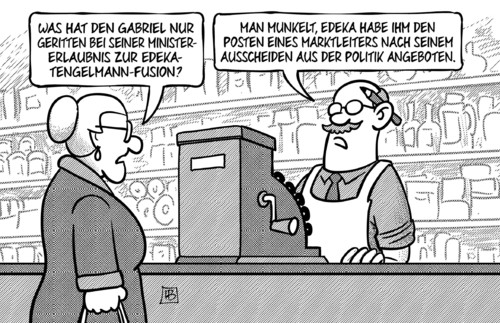 Gabriel und Edeka