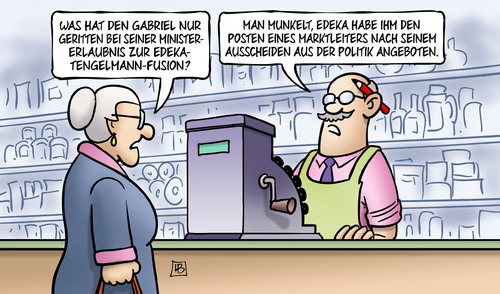 Gabriel und Edeka