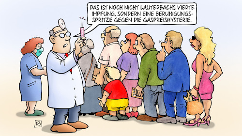 Cartoon: Gas-Beruhigung (medium) by Harm Bengen tagged lauterbachs,corona,impfung,beruhigungsspritze,gaspreishysterie,arzt,heizen,gaspreis,winter,krieg,ukraine,russland,harm,bengen,cartoon,karikatur,lauterbachs,corona,impfung,beruhigungsspritze,gaspreishysterie,arzt,heizen,gaspreis,winter,krieg,ukraine,russland,harm,bengen,cartoon,karikatur