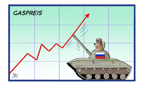 Cartoon: Gaspreis (medium) by Harm Bengen tagged gaspreis,statistik,schaubild,bilanz,russland,panzer,bär,ukraine,krieg,wirtschaft,konflikt,harm,bengen,cartoon,karikatur,gaspreis,statistik,schaubild,bilanz,russland,panzer,bär,ukraine,krieg,wirtschaft,konflikt,harm,bengen,cartoon,karikatur