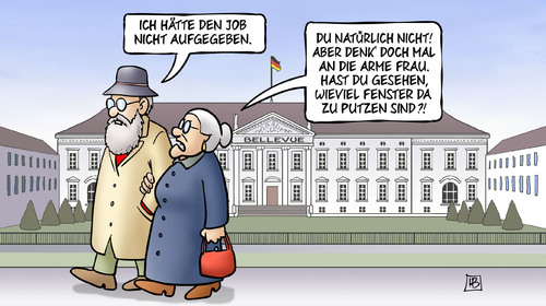 Gauck Und Fenster By Harm Bengen Politics Cartoon Toonpool