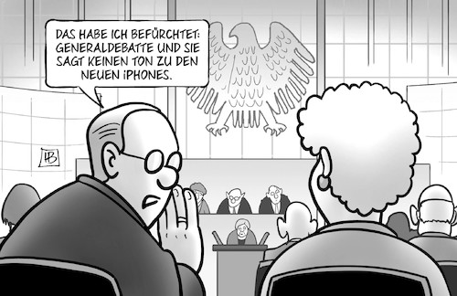 Generaldebatte und iPhone