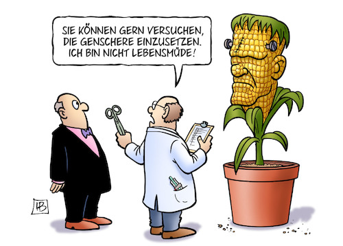 Cartoon: Genschere (medium) by Harm Bengen tagged genschere,crispr,eugh,urteil,gentechnologie,pflanzen,forschung,forscher,lebensmittel,frankenstein,harm,bengen,cartoon,karikatur,genschere,crispr,eugh,urteil,gentechnologie,pflanzen,forschung,forscher,lebensmittel,frankenstein,harm,bengen,cartoon,karikatur