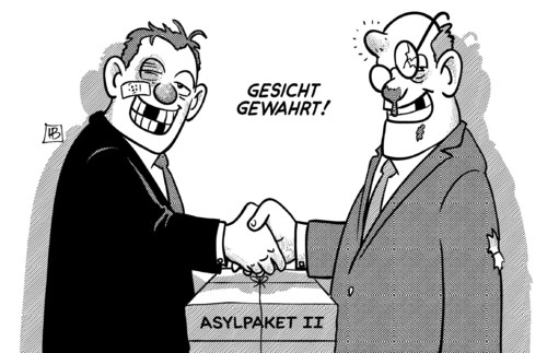 Gesicht gewahrt