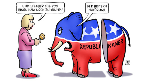 Cartoon: Gespaltene GOP (medium) by Harm Bengen tagged elefant,republikaner,gop,hintern,präsident,interview,amtsenthebung,usa,trump,wahlergebnis,wahlsieg,biden,ausschreitungen,aufstand,besetzung,capitol,kapitol,washington,harm,bengen,cartoon,karikatur,elefant,republikaner,gop,hintern,präsident,interview,amtsenthebung,usa,trump,wahlergebnis,wahlsieg,biden,ausschreitungen,aufstand,besetzung,capitol,kapitol,washington,harm,bengen,cartoon,karikatur