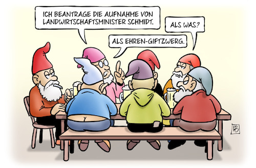 Cartoon: Giftzwerg (medium) by Harm Bengen tagged aufnahme,landwirtschaftsminister,schmidt,zwerge,giftzwerg,glyphosat,vertrauensbruch,zulassung,groko,spd,cdu,merkel,koalition,sondierungen,harm,bengen,cartoon,karikatur,aufnahme,landwirtschaftsminister,schmidt,zwerge,giftzwerg,glyphosat,vertrauensbruch,zulassung,groko,spd,cdu,merkel,koalition,sondierungen,harm,bengen,cartoon,karikatur