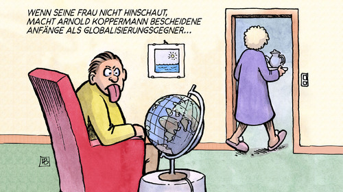 Cartoon: Globalisierungsgegner (medium) by Harm Bengen tagged globalisierungsgegner,globus,bertelsmann,studie,radikale,parteien,harm,bengen,cartoon,karikatur,globalisierungsgegner,globus,bertelsmann,studie,radikale,parteien,harm,bengen,cartoon,karikatur