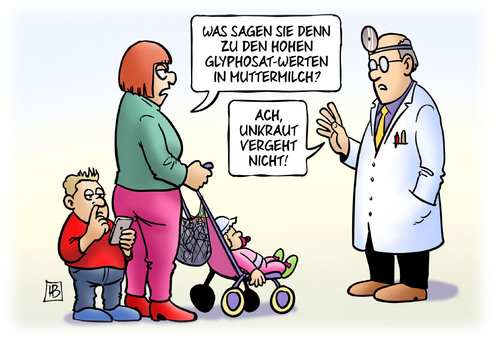 Glyphosat in Muttermilch