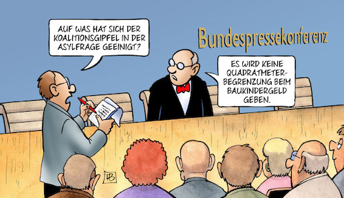 Cartoon: Groko-Gipfel-Ergebnis (medium) by Harm Bengen tagged koalitionsgipfel,asylfrage,quadratmeterbegrenzung,baukindergeld,bundespressekonferenz,unionsstreit,spd,cdu,csu,asylpolitik,merkel,seehofer,koalitionsausschuss,harm,bengen,cartoon,karikatur,koalitionsgipfel,asylfrage,quadratmeterbegrenzung,baukindergeld,bundespressekonferenz,unionsstreit,spd,cdu,csu,asylpolitik,merkel,seehofer,koalitionsausschuss,harm,bengen,cartoon,karikatur