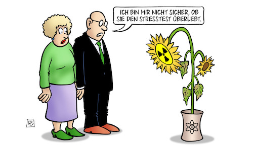 Cartoon: Grüner Stresstest (medium) by Harm Bengen tagged grüner,stresstest,sonnenblume,atomkraft,akw,streckbetzireb,habeck,pflanze,welk,wirtschaft,gas,energie,krieg,ukraine,russland,harm,bengen,cartoon,karikatur,grüner,stresstest,sonnenblume,atomkraft,akw,streckbetzireb,habeck,pflanze,welk,wirtschaft,gas,energie,krieg,ukraine,russland,harm,bengen,cartoon,karikatur