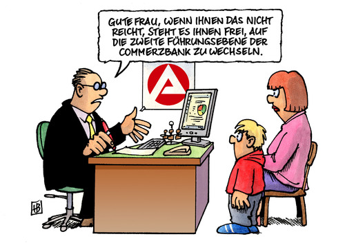 Cartoon: Hartz4 und Bankergehälter (medium) by Harm Bengen tagged hartz,banker,gehälter,bank,gehalt,boni,bonus,zahlungen,regelsatz,arge,arbeitsamt,sozial,sozialhilfe,armut,kind,kinder,alleinerziehend,banker,hartz,bank,gehalt,boni,zahlungen,regelsatz,arge,sozial,sozialhilfe,armut,alleinerziehend,kinder,familie,arbeitslosigkeit,job,arbeit,geld