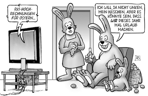 Hase hat Urlaub