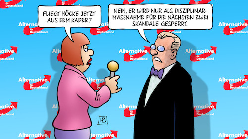 Cartoon: Höcke-Ordnungsverfahren (medium) by Harm Bengen tagged höcke,ordnungsverfahren,ausschluss,partei,afd,rechts,populismus,faschismus,kader,disziplinarmassnahme,skandale,sperrung,interview,harm,bengen,cartoon,karikatur,höcke,ordnungsverfahren,ausschluss,partei,afd,rechts,populismus,faschismus,kader,disziplinarmassnahme,skandale,sperrung,interview,harm,bengen,cartoon,karikatur