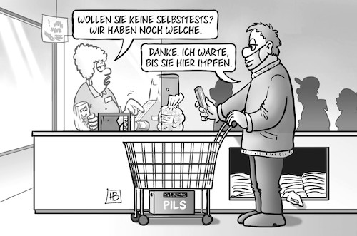 Impfen beim Discounter