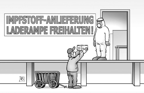 Impfstoff-Anlieferung