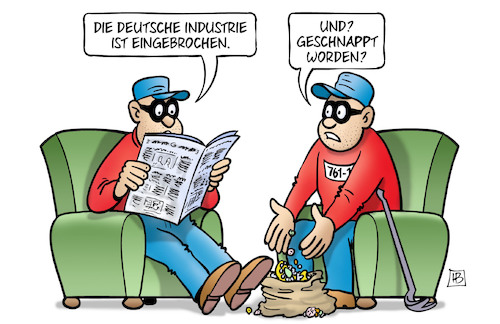 Industrie-Einbruch