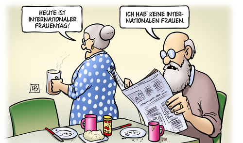 Cartoon: Internationale Frauen (medium) by Harm Bengen tagged internationaler,frauentag,susemil,harm,bengen,cartoon,karikatur,internationaler,frauentag,susemil,harm,bengen,cartoon,karikatur