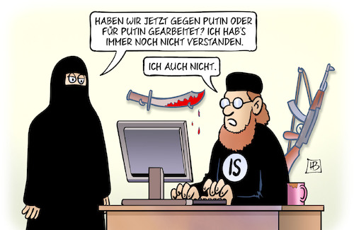 Cartoon: IS und Putin (medium) by Harm Bengen tagged is,islamisten,terror,putin,computer,konzerthalle,moskau,krasnogorsk,ukraine,russland,krieg,harm,bengen,cartoon,karikatur,is,islamisten,terror,putin,computer,konzerthalle,moskau,krasnogorsk,ukraine,russland,krieg,harm,bengen,cartoon,karikatur