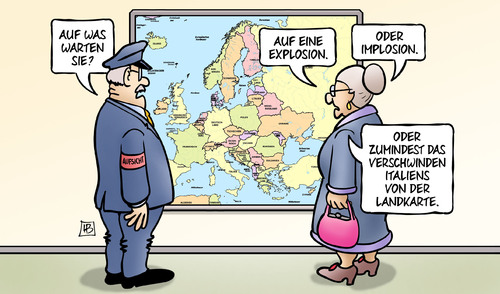 Cartoon: Italien-Explosion (medium) by Harm Bengen tagged explosion,implosion,verschwinden,italien,landkarte,referendum,eu,europa,renzi,eurokrise,museum,susemil,harm,bengen,cartoon,karikatur,explosion,implosion,verschwinden,italien,landkarte,referendum,eu,europa,renzi,eurokrise,museum,susemil,harm,bengen,cartoon,karikatur