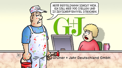 Job-Abbau Gruner und Jahr