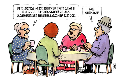 Cartoon: Juncker (medium) by Harm Bengen tagged karikatur,cartoon,bengen,harm,euro,luxemburg,rücktritt,abhören,geheimdienst,regierungschef,premierminister,geheimdienstaffäre,juncker,juncker,geheimdienstaffäre,premierminister,regierungschef,geheimdienst,abhören,rücktritt,luxemburg,euro,harm,bengen,cartoon,karikatur