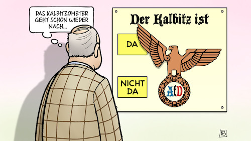 Cartoon: Kalbitzometer (medium) by Harm Bengen tagged kalbitzometer,kalbitz,gauland,nazis,rechtsextrem,faschisten,reichsadler,afd,rausschmiss,harm,bengen,cartoon,karikatur,kalbitzometer,kalbitz,gauland,nazis,rechtsextrem,faschisten,reichsadler,afd,rausschmiss,harm,bengen,cartoon,karikatur