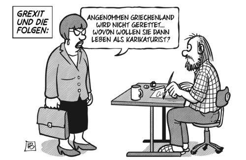 Karikaturen-Grexit