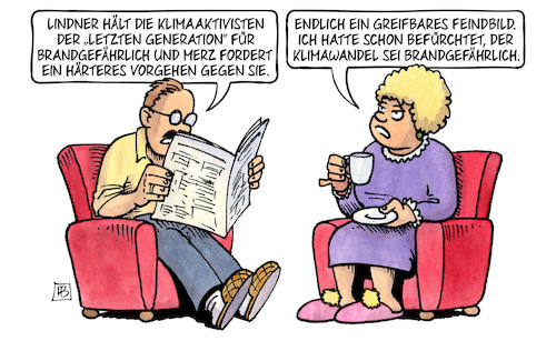 Cartoon: Klima-Feindbild (medium) by Harm Bengen tagged lindner,fdp,klimaaktivisten,letzte,generation,brandgefährlich,merz,cdu,härteres,vorgehen,feindbild,klimawandel,harm,bengen,cartoon,karikatur,lindner,fdp,klimaaktivisten,letzte,generation,brandgefährlich,merz,cdu,härteres,vorgehen,feindbild,klimawandel,harm,bengen,cartoon,karikatur